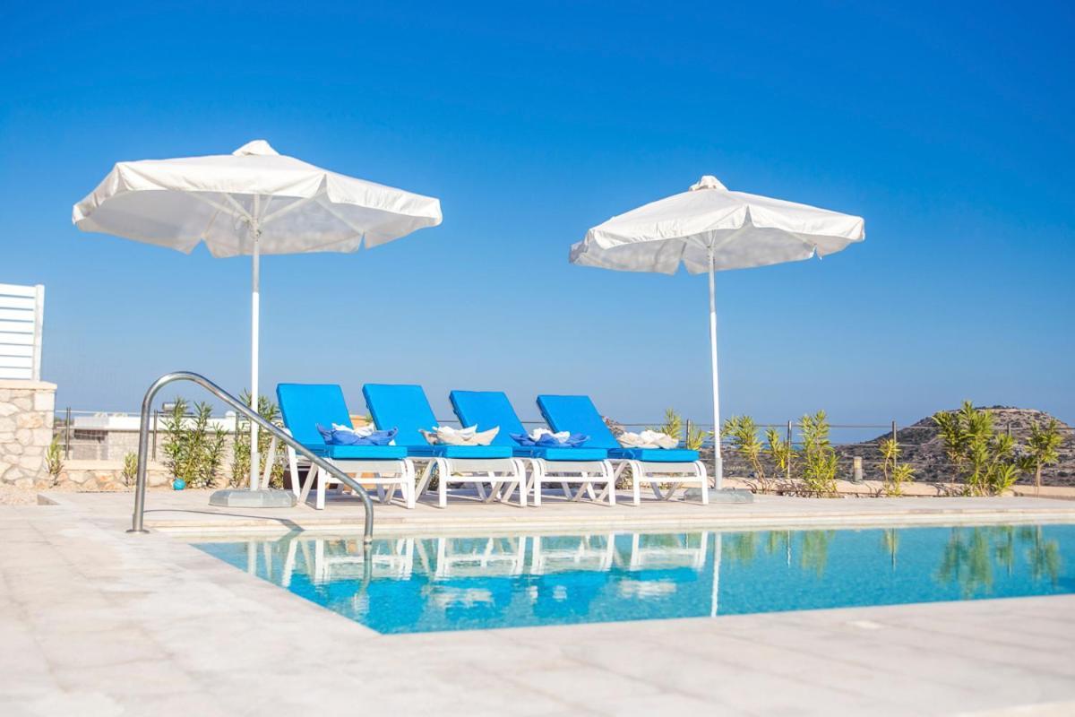 Afantou Villa Sleeps 8 With Pool And Air Con Eksteriør billede